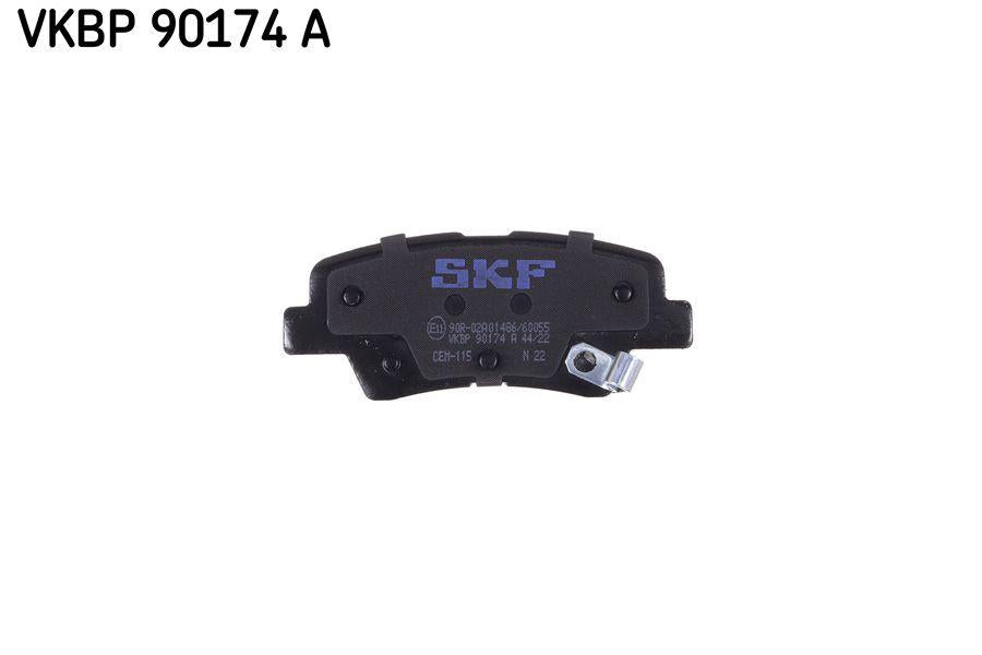 SKF VKBP90174A Rear Brake Pad Hyundai Accent Blue 11-> Elantra 11-> I40 11-> i30 11-> Optima 11-15 Rio 11-> Cee — Brake Pads