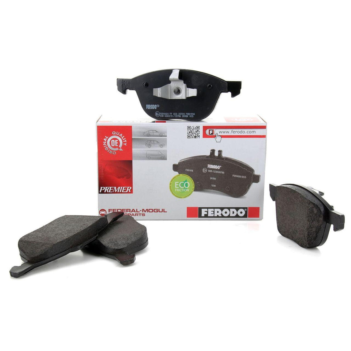 Ferodo FDB1594 Ford Focus 2004-2018 Models Front Brake Pad — Brake Pads