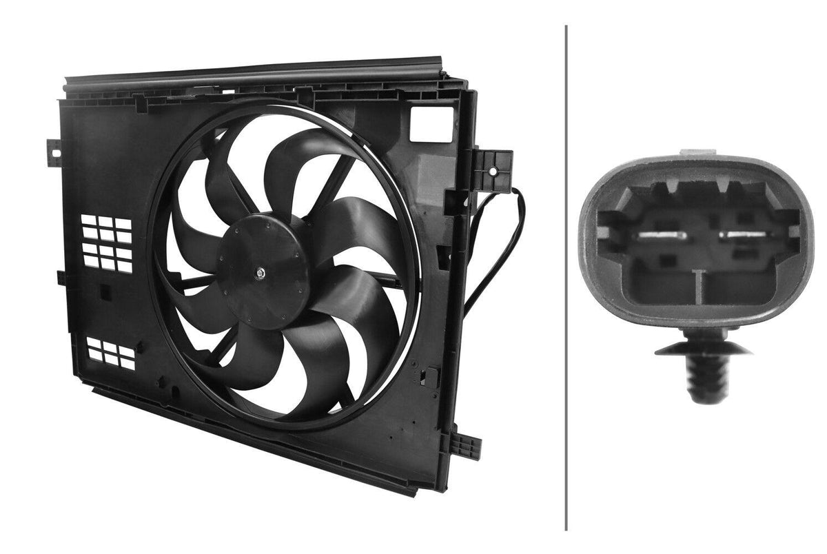 Hella 8EW366420-041 Fan Motor Astra L Grandland X P3008 II-308 II-5008 II-508 II-Partner-Rifter-Be — Motors, Pumps & Antennas