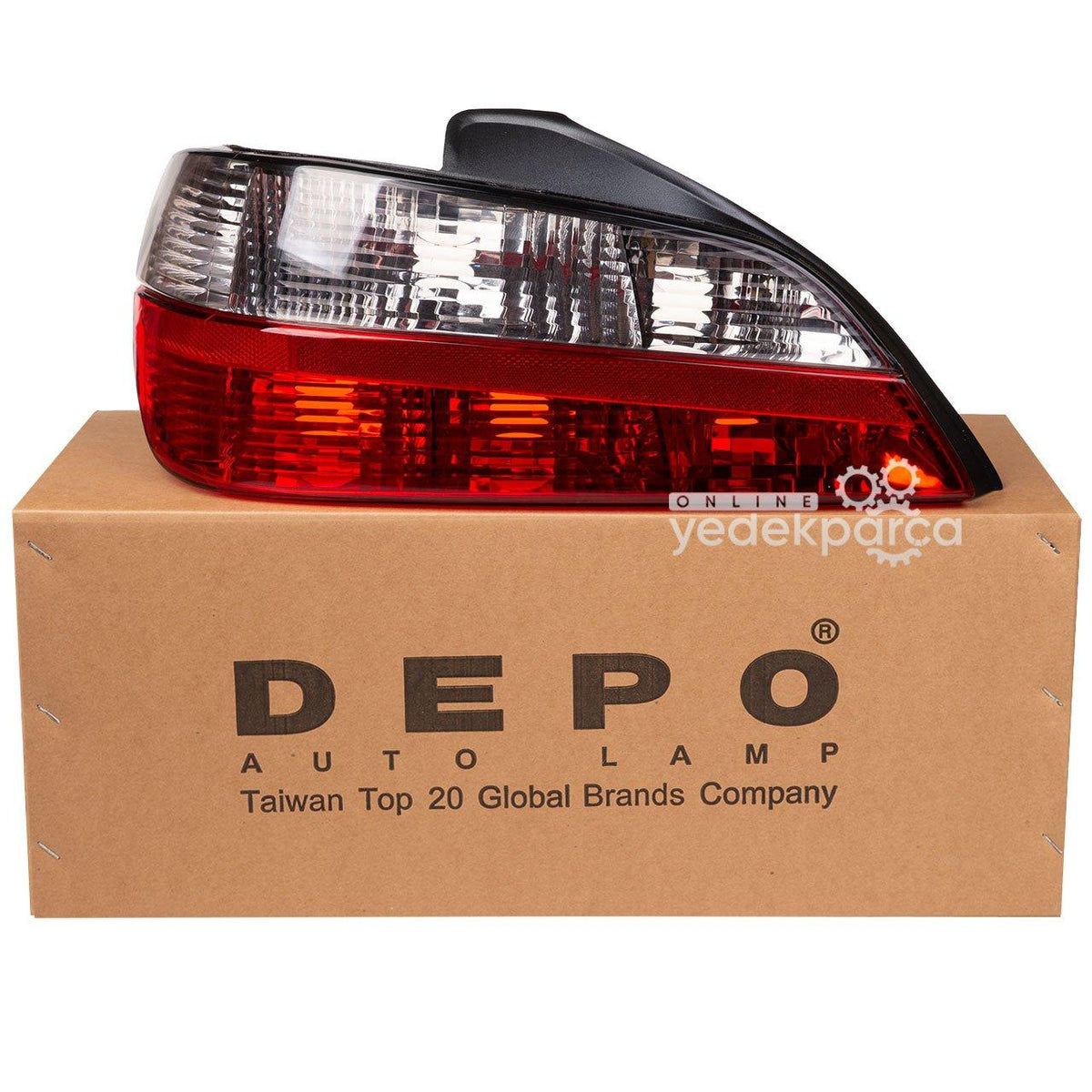 DEPO Left Stop Light for Peugeot 406 - Compatible with 1996-1999 Models — Tail, Signal & Reflectors