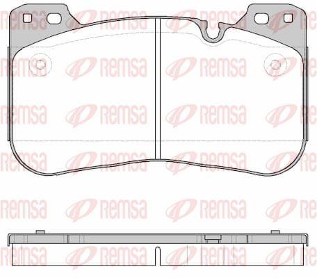 REMSA 1834.00 Brake Pad Front BMW 5 (G30, F90) M5 and 3 more models — Brake Pads
