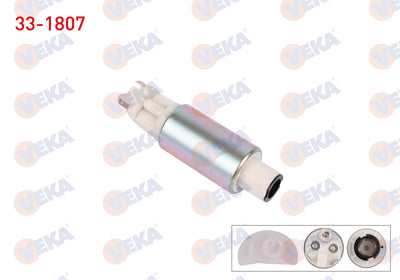 Veka 33-1807 Fuel Pump with Strainer 5 Bar Fiat Dogan-Sahin-Kartal 1.6 1993-2002 / Marea 1.6i 16V 1996-2007 / — Fuel Delivery