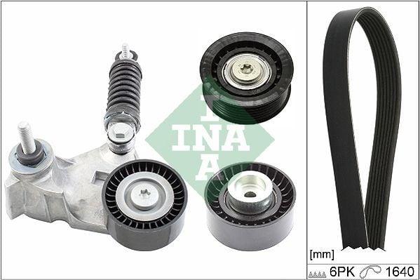 INA 529010410 Alternator V Belt Tensioner Kit - Complete Set for Mondeo II — Pulleys & Tensioners