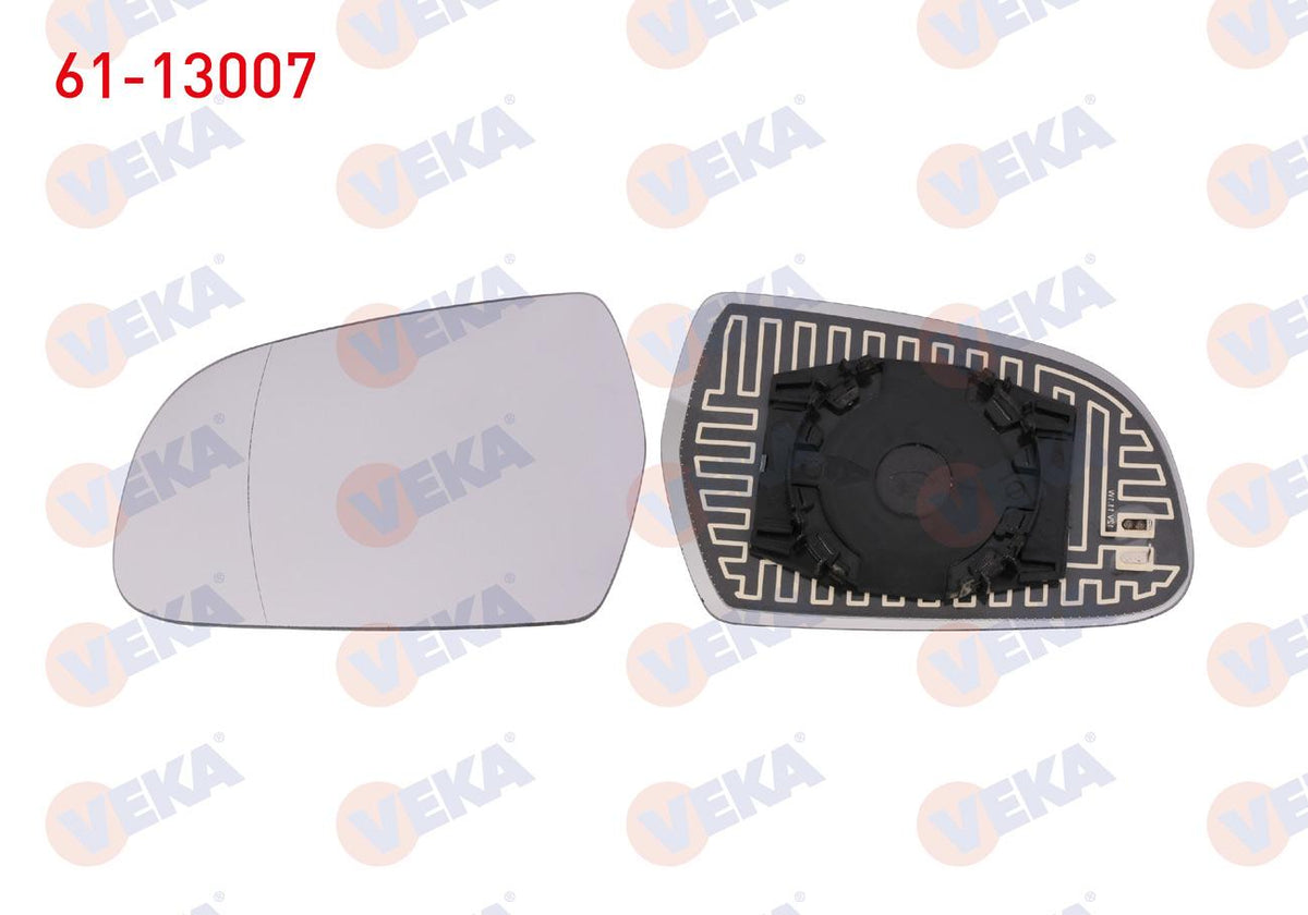 Veka 61-13007 Mirror Glass Left Aspheric Audi A4 2013-2016 / A5 2010-2017 / S4 2013-2017 — Mirrors