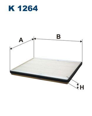 Filtron K1264 Cabin Air Filter Grand Vitara 06-15 — Air & Cabin Filters