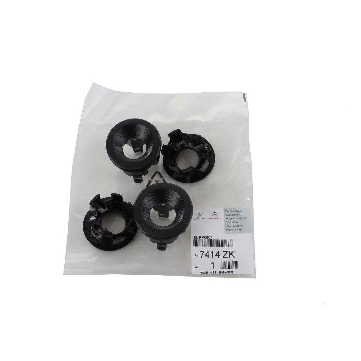 PSA 7414.ZK Park Sensor Mounting Bracket Set - 4-Piece Package — Auto Parts Hall, Reinforcements & Brackets