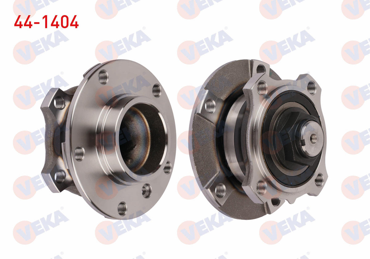Veka 44-1404 Wheel Hub Left-Right Front with Bearing BMW 5 Series (E39) 520 i 5 Lug 1995-2003 — Hub Assemblies