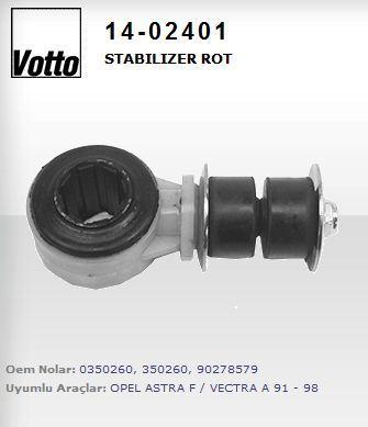 Votto 14-02401 14.02401 /Stabilizer Tie Rod Front 22mm (Opel: Astra F /Vectra B /Vectra A)