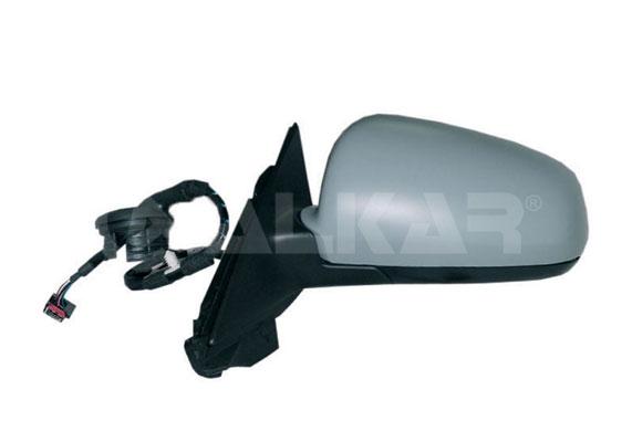 Alkar 6119500 Outer Rear View Mirror Left Electric Aspheric Heated Primed Automatic Folding 7 Pin Audi A3 2004-2008