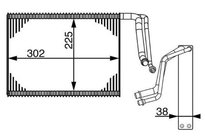 Mahle AE143000S Evaporator BMW F20-F30 — Condensers & Evaporators