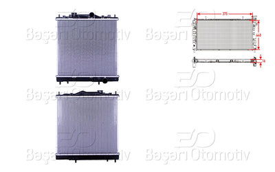Wisco 3113580-00 Water Radiator Brazing Mt 375X440x16 Proton 1.5 94-00 — Radiators & Fans