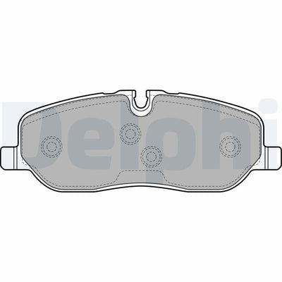 Delphi LP1935 Front Brake Pads Discovery III, IV and 2 more models