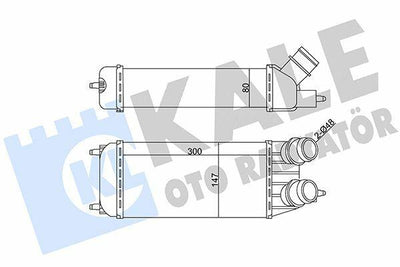 Kale Radiator Turbo Intercooler - Expert III Jumpy III Scudo III 1.6 HDi 16V — Turbo & Supercharger