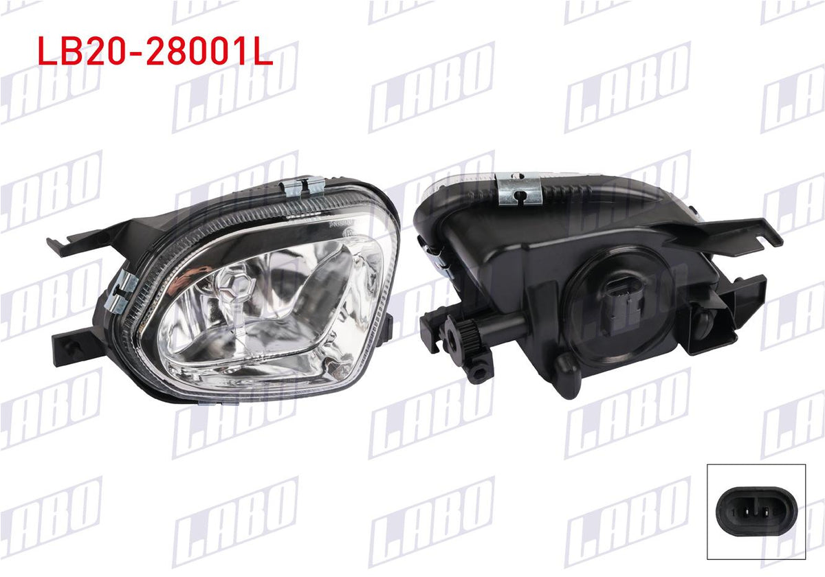 LABO LB20-28001L Fog Lamp Left Mercedes Sprinter 2006-2013 — Tail, Signal & Reflectors