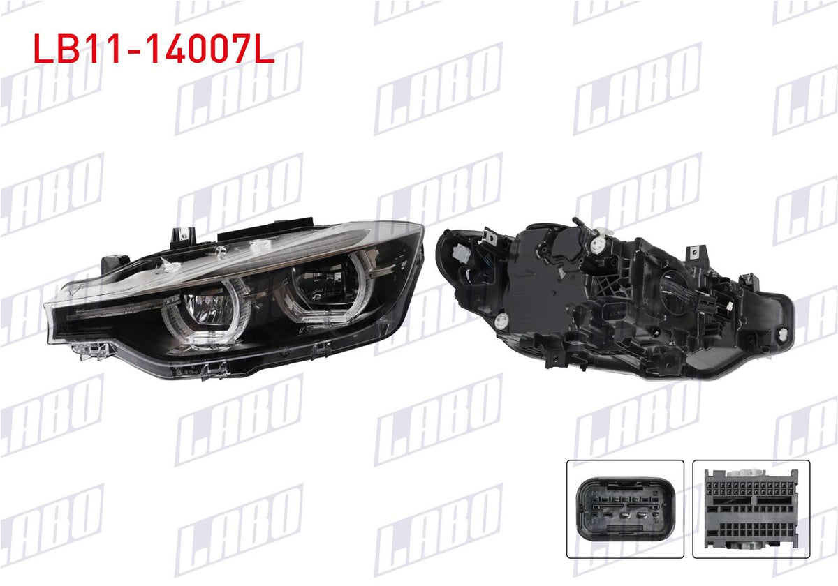 LABO LB11-14007L Headlight Left Led BMW 3 Series (F30 LCI) 2016-2019 — Headlights