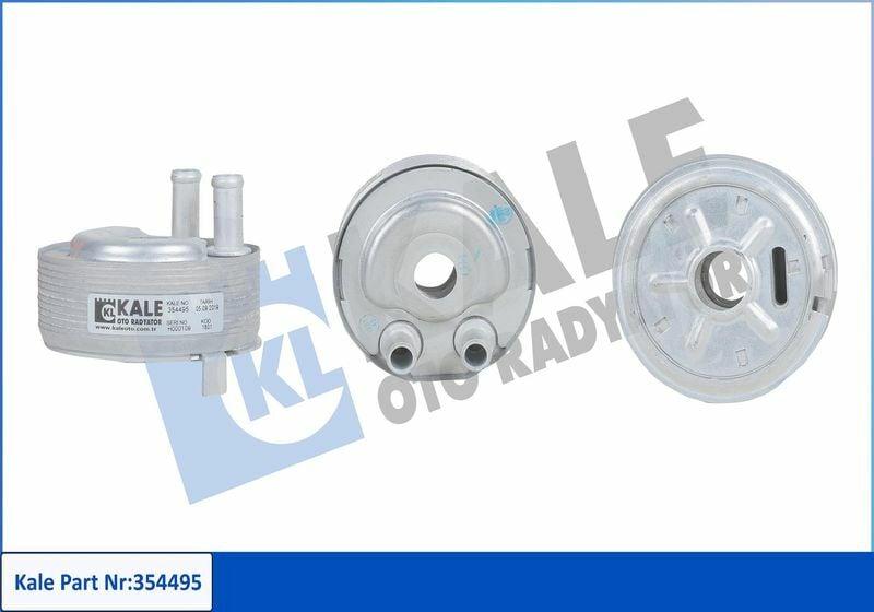 KALE Oil Cooler - Aluminium Water Cooled Radiator for 02-X-Trail-Almera.II-Primera — Oil System