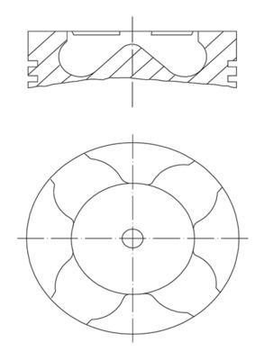 Mahle 0121100 Motor Piston Ring 79, 00mm Std Corsa and 2 more models — Pistons & Rotating