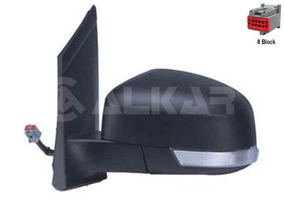 Alkar 6121401 Outer Rear View Mirror Left Electric Aspheric Heated with Turn Signal Ford Focus II — Tail, Signal & Reflectors