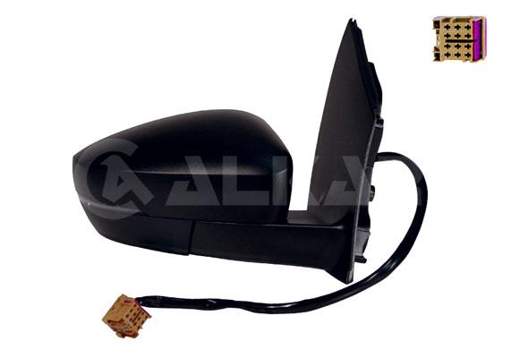 Alkar 6126123 Outer Rear View Mirror Right Electric Heated with Turn Signal 6 Pin Rectangular Soc — Tail, Signal & Reflectors