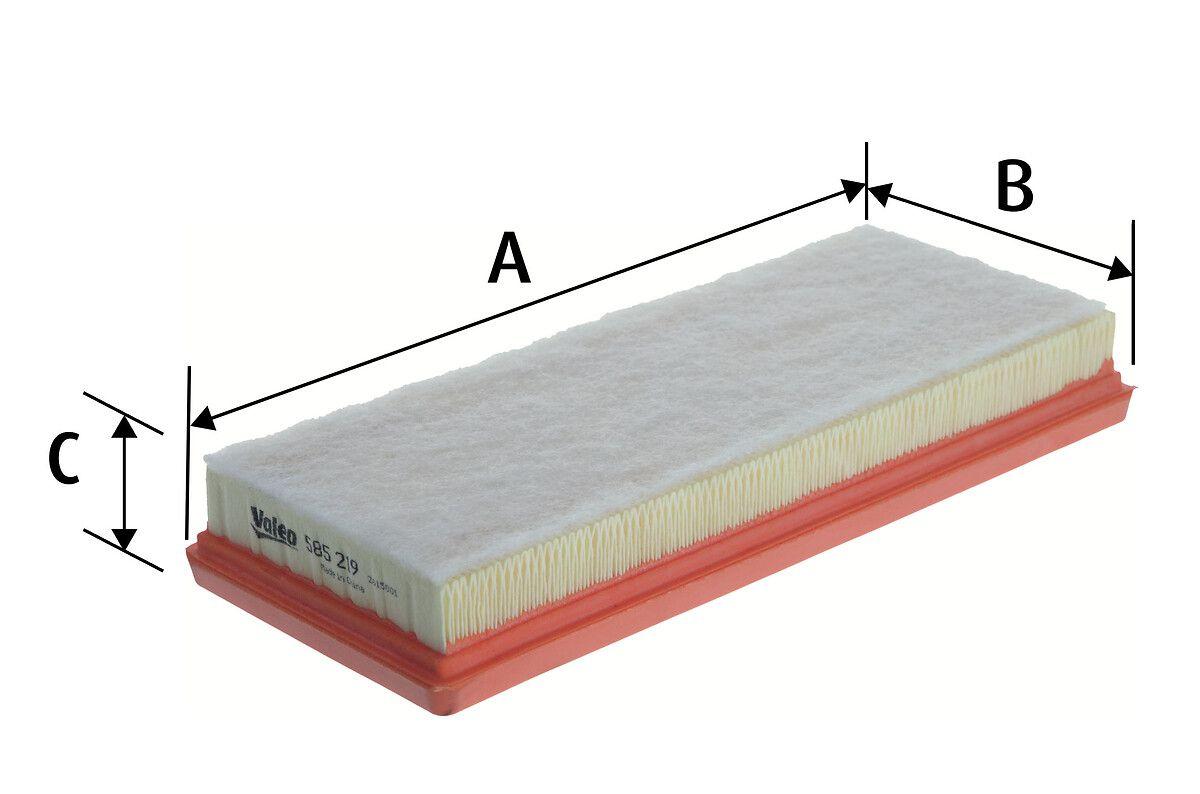 Valeo 585219 Air Filter (Smart (Mcc) Fortwo 1.0)