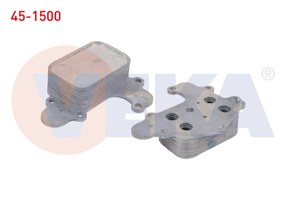 Veka 45-1500 Oil Cooler Single Citroen C3 III-C3 AirCross 1.2 A-T 2016-/ C4-C4 Cactus-C4 Picasso II 1.2 Thp 2009 — Oil System
