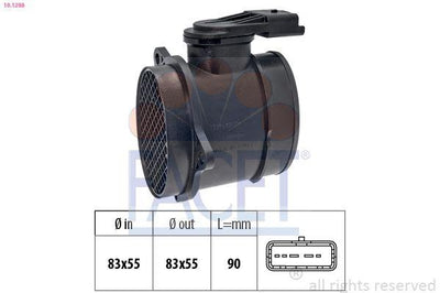 Facet 101298 Air Debimetresi Citroen Berlingo Fiat Scudo Peugeot Partner 04 1610874680 192Gv — Engine Management Sensors