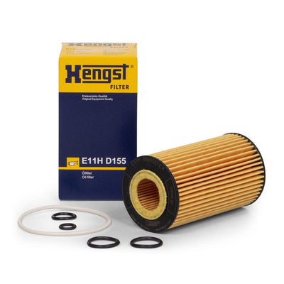 Hengst E11HD155 Oil Filter Mercedes W210 W211 W220 W163 611 646 112 113 272 E/ML/Spr/Vito — Oil Filters