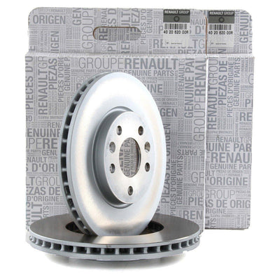 Mais 402062000R Renault Kadjar 1.5 dCi 1.6 dCi Front Brake Disc 296 MM Set — Brake Rotors & Drums