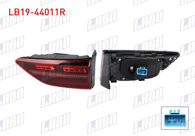 LABO LB19-44011R Tail Lamp Right Inner Kayar LED Volkswagen Golf VIII — Tail, Signal & Reflectors