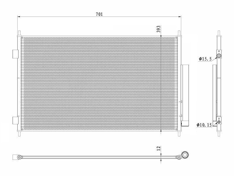 NRF Honda HR-V 2016 A/C Condenser — Condensers & Evaporators