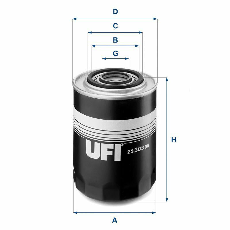 UFI Oil Filter for Bxr-Jmp 2.8Hdi Dct 2.5-2.8Jtd — Oil Filters
