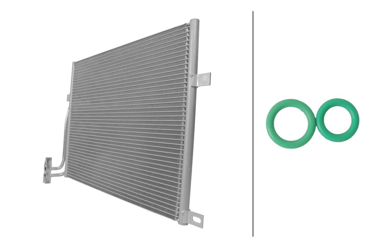 Hella 8FC366220-291 A/C Condenser BMW E46 M43 M52 M54 N40 N42 N45 — Condensers & Evaporators