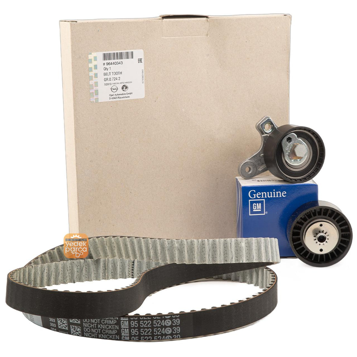 PSA 93745178 Chevrolet Captiva C100 / Opel Antara 2.0 CDTi Diesel Timing Belt Kit Z20S 2007-2011 Genuine — Belts
