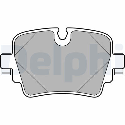 Delphi LP2767 Brake Pad Rear Jaguar F-Type X152 12> — Brake Pads
