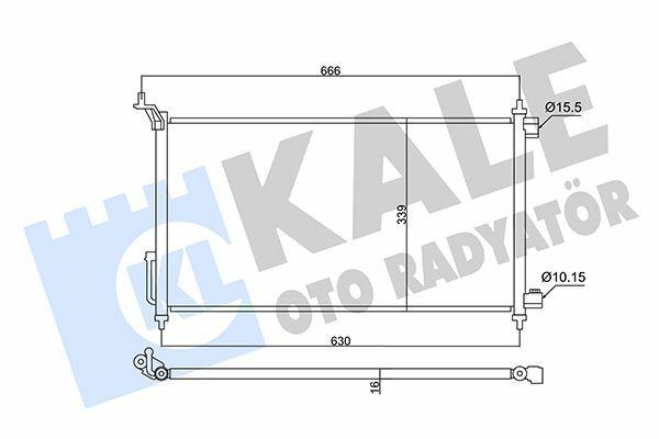 KALE A/C Condenser (Condensor) - 11-Nn.Juke 1.6 — Condensers & Evaporators