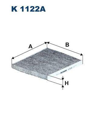 FILTRON K1122A Pollen Filter - Premium Active Carbon Filter for Panda-500 — Air & Cabin Filters