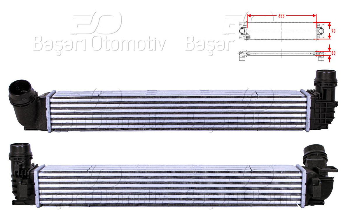 Wisco 3113815-00 Turbo Radiator (Intercooler) 655X90x80 Renault Scenic Grand Scenic Megane 3 Megane CC 1.2 — Radiators & Fans