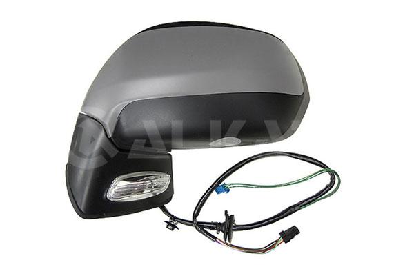 Alkar 6139858 Outer Rear View Mirror Left Electric Heated Primed with Turn Signal Lower Lighting — Tail, Signal & Reflectors