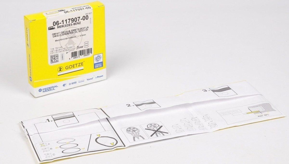 Goetze Mercedes Benz Vito W639 Gasket Set - Compatible with 611 CDI Engines — Gaskets & Seals