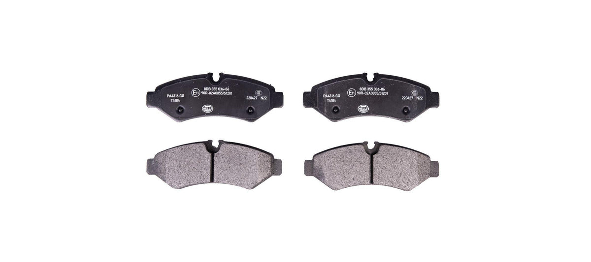 Hella 8DB355036-861 Brake Pad Rear Sprinter 907 910 211 214 311 314 316 319 414 416 419Cdi 18 > — Brake Pads