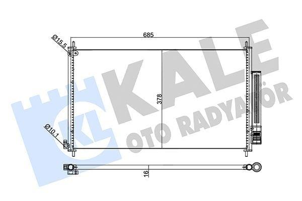 Kale Radiator 345720 - Climate Radiator for Honda CRV 2.2 2.4 (2012-On) — Radiators & Fans