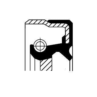 CORTECO Transmission Seal - 10-T Porter T5 T6 2.0 TDI — Gaskets & Seals