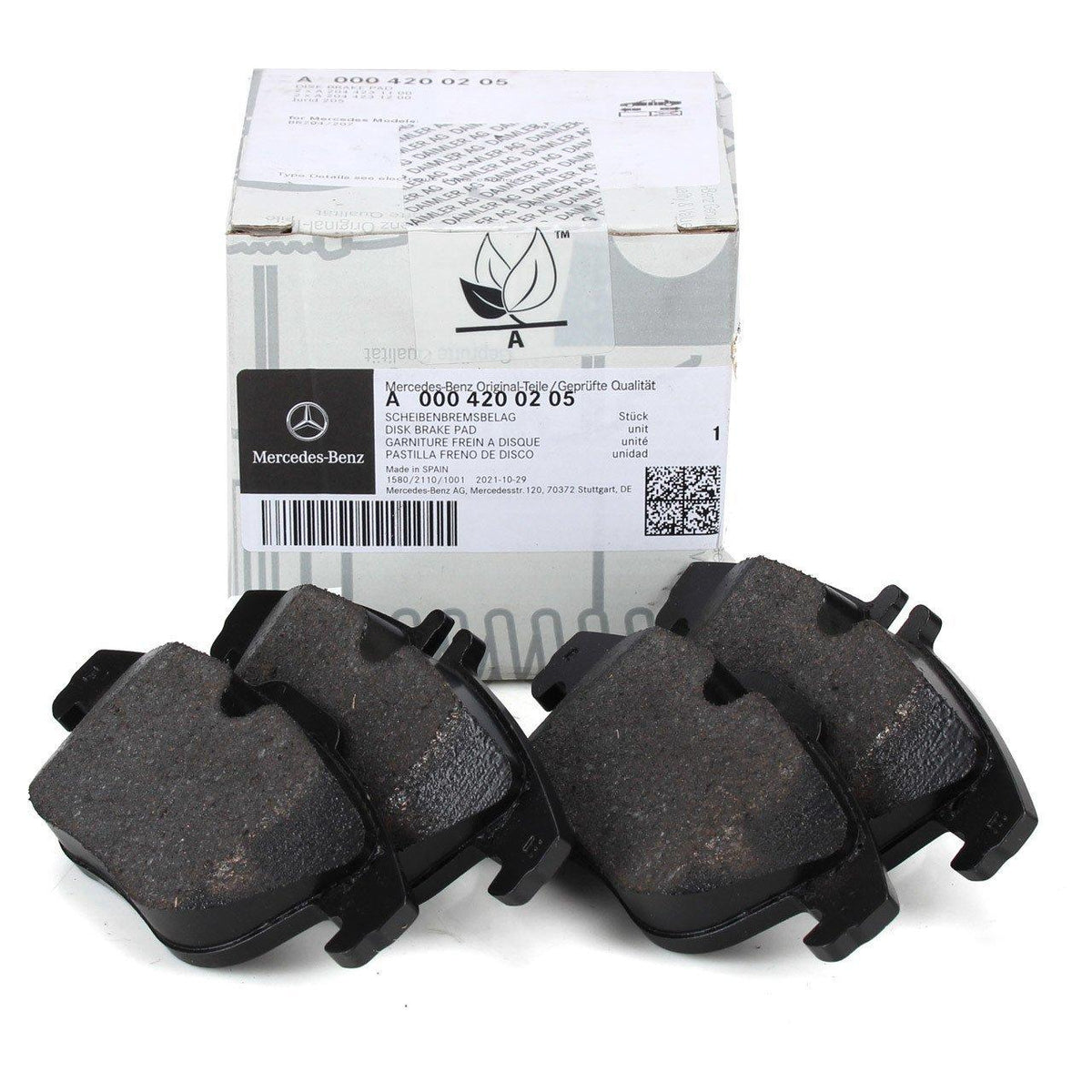Mercedes-Benz W204 C200 CGI - Genuine Brake Pads Set for Rear Brake
