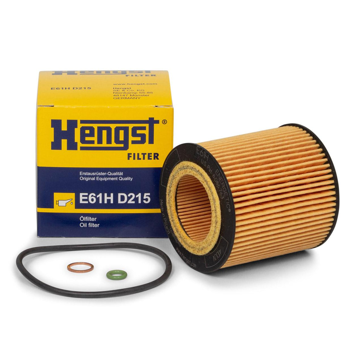 Hengst E61HD215 Bmw X3 F25 Body 2.0i Oil Filter — Oil Filters