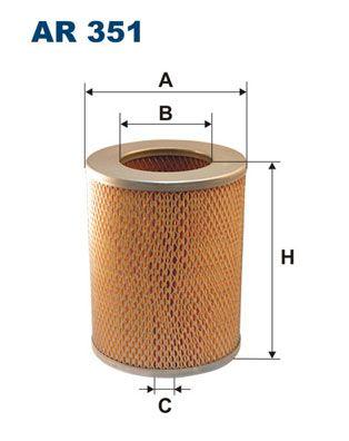 Filtron AR351 Air Filter Hilux 84-97 Ln56/65/85/106 — Air & Cabin Filters