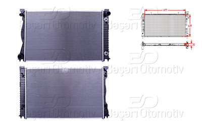 Wisco 1113470-00 Water Radiator Brazing At 677X439x32 mm Audi A6 2.7 TDI 04 > — Radiators & Fans