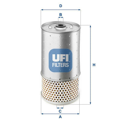 Ufi 25.528.00 Oil Filter (Om601, Om602, Om603) 190 W201 88-93 W202 93-00 W124 89-93 W140 93-98 Unimog — Oil Filters