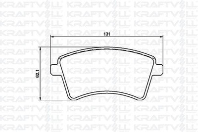 Kraftvoll 07010051 Front Brake Pad Kangoo III 08-Mercedes Citan 13-21 1.2 TCE 1.5 dCi 1.6 — Brake Pads