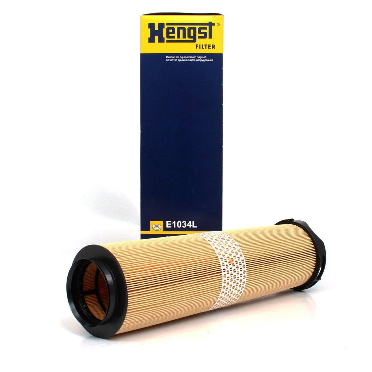 Hengst E1034L Air Filter for Mercedes E220 CDI - Compatible with 2006-2008 Models — Air & Cabin Filters
