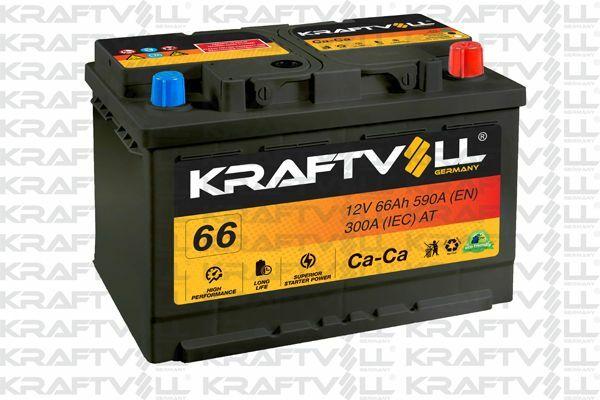 KRAFTVOLL 12V 66 Ah Battery - Compact Design — Starting & Charging